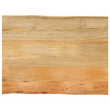 Vidaxl tafelblad met natuurlijke rand 70x60x2,5 cm massief mangohout