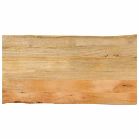 Vidaxl tafelblad met natuurlijke rand 100x60x2,5 cm massief mangohout