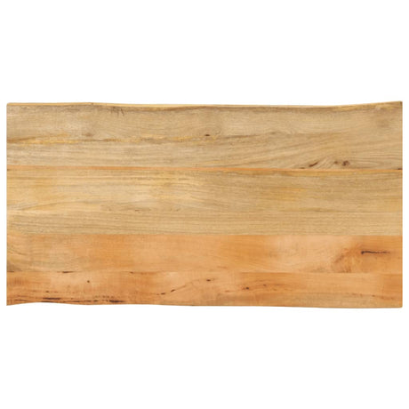 Vidaxl tafelblad met natuurlijke rand 110x60x2,5 cm massief mangohout