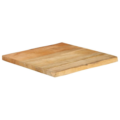 Vidaxl tafelblad met natuurlijke rand 80x80x2,5 cm massief mangohout
