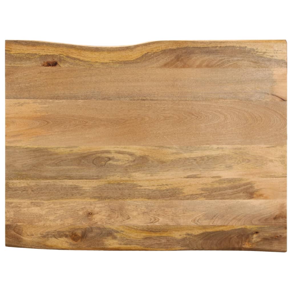 Vidaxl tafelblad met natuurlijke rand 90x80x2,5 cm massief mangohout