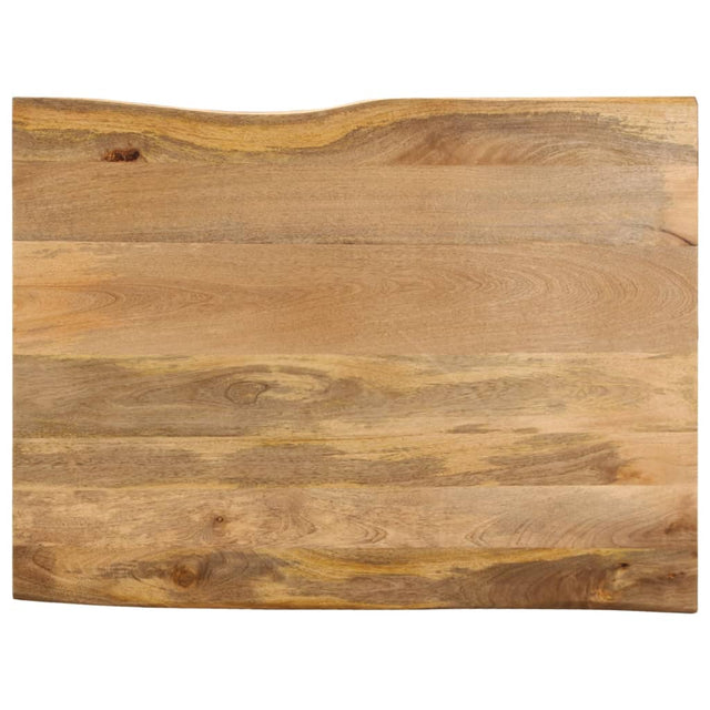Vidaxl tafelblad met natuurlijke rand 90x80x2,5 cm massief mangohout