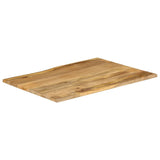 Vidaxl tafelblad met natuurlijke rand 90x80x2,5 cm massief mangohout