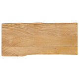 Vidaxl tafelblad met natuurlijke rand 80x40x3,8 cm massief mangohout