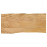 Vidaxl tafelblad met natuurlijke rand 100x40x3,8 cm massief mangohout