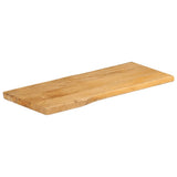 Vidaxl tafelblad met natuurlijke rand 100x40x3,8 cm massief mangohout