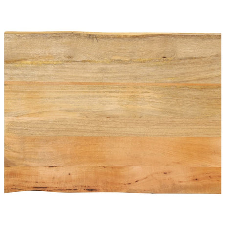 Vidaxl tafelblad met natuurlijke rand 90x60x3,8 cm massief mangohout