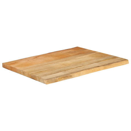 Vidaxl tafelblad met natuurlijke rand 90x60x3,8 cm massief mangohout