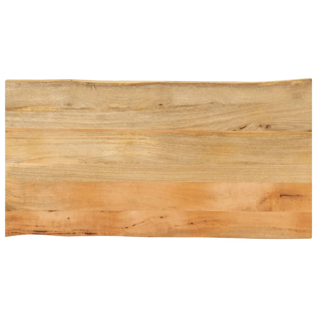Vidaxl tafelblad met natuurlijke rand 110x60x3,8 cm massief mangohout