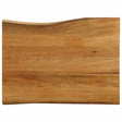 Vidaxl tafelblad met natuurlijke rand 80x60x2,5 cm massief mangohout