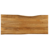 Vidaxl tafelblad met natuurlijke rand 140x60x2,5 cm massief mangohout
