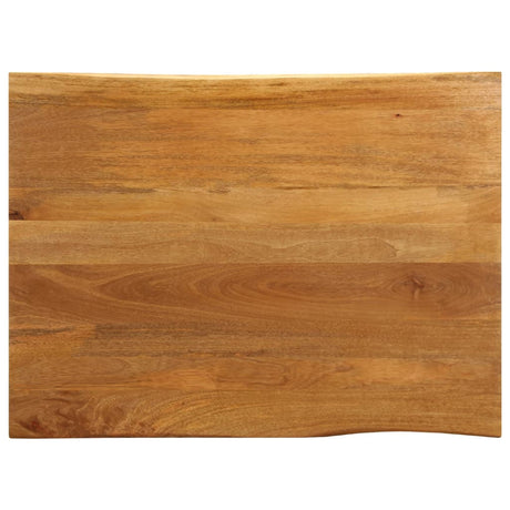 Vidaxl tafelblad met natuurlijke rand 100x80x2,5 cm massief mangohout