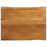 Vidaxl tafelblad met natuurlijke rand 110x80x2,5 cm massief mangohout