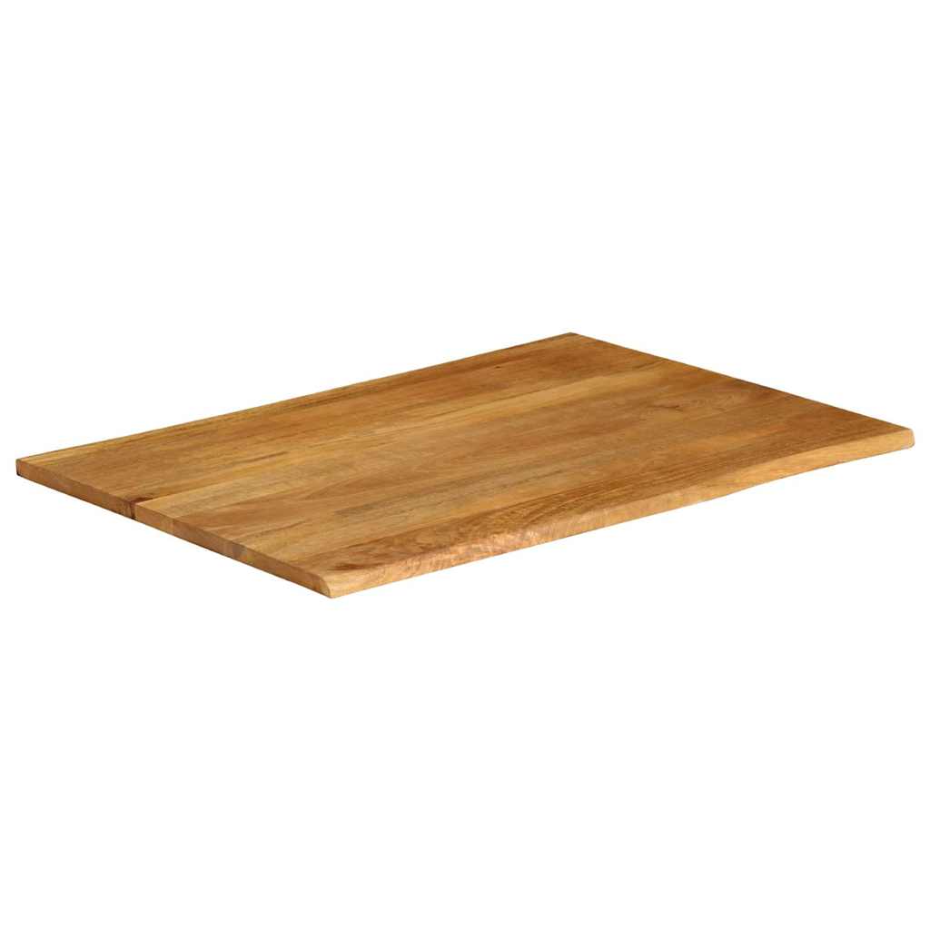 Vidaxl tafelblad met natuurlijke rand 110x80x2,5 cm massief mangohout