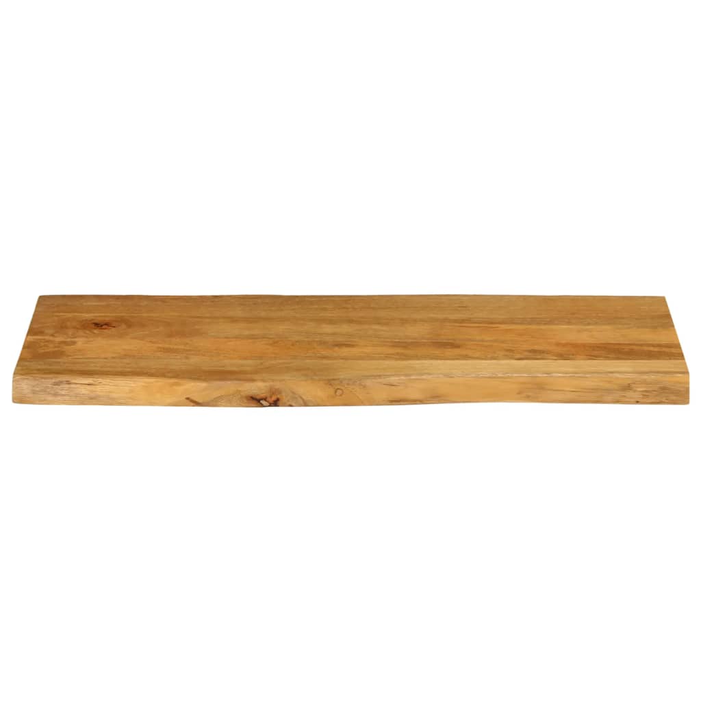 Vidaxl tafelblad met natuurlijke rand 100x40x3,8 cm massief mangohout