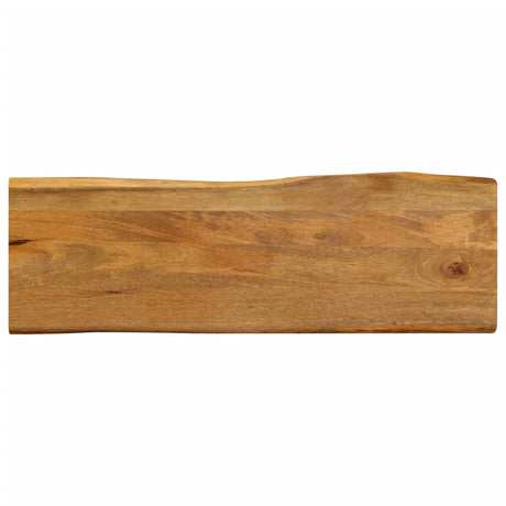 Vidaxl tafelblad met natuurlijke rand 140x40x3,8 cm massief mangohout