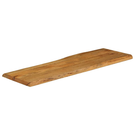 Vidaxl tafelblad met natuurlijke rand 140x40x3,8 cm massief mangohout