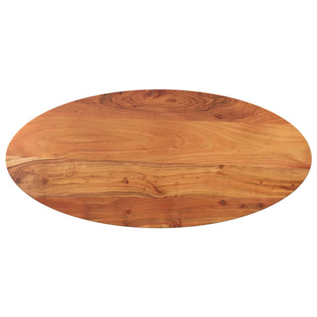 Vidaxl tafelblad ovaal 110x40x2,5 cm massief acaciahout