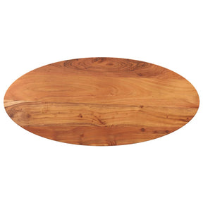 Vidaxl tafelblad ovaal 110x50x2,5 cm massief acaciahout