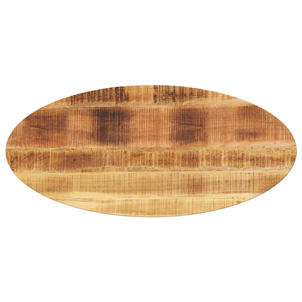 Vidaxl tafelblad ovaal 110x40x3,8 cm massief mangohout