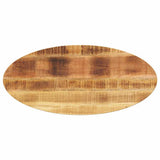 Vidaxl tafelblad ovaal 110x40x3,8 cm massief mangohout