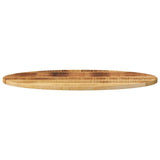 Vidaxl tafelblad ovaal 110x40x3,8 cm massief mangohout