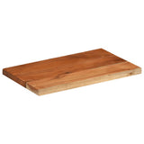 Vidaxl tafelblad rechthoekig 40x20x2,5 cm massief acaciahout