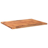 Vidaxl tafelblad rechthoekig 90x70x3,8 cm massief acaciahout