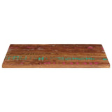 Vidaxl tafelblad rechthoekig 100x60x1,5 cm massief gerecycled hout