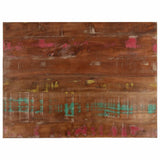 Vidaxl tafelblad rechthoekig 80x70x1,5 cm massief gerecycled hout