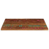 Vidaxl tafelblad rechthoekig 80x70x1,5 cm massief gerecycled hout
