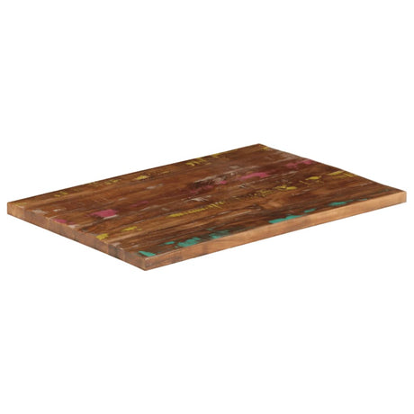 Vidaxl tafelblad rechthoekig 80x70x2,5 cm massief gerecycled hout