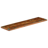 Vidaxl tafelblad rechthoekig 110x20x3,8 cm massief gerecycled hout