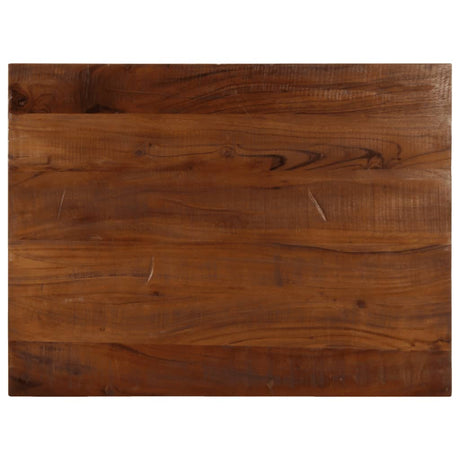 Vidaxl tafelblad rechthoekig 80x70x2,5 cm massief gerecycled hout