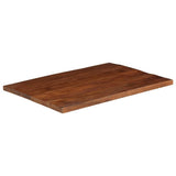 Vidaxl tafelblad rechthoekig 100x80x2,5 cm massief gerecycled hout