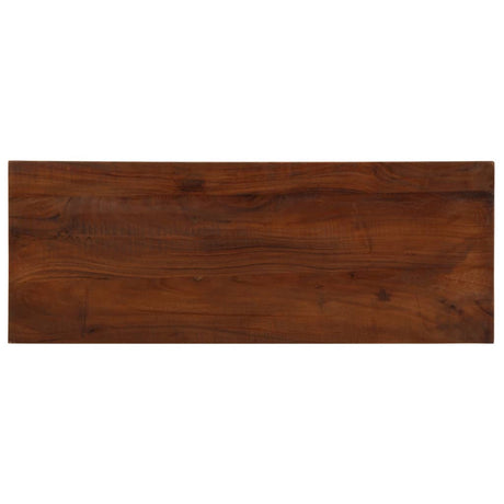 Vidaxl tafelblad rechthoekig 90x20x3,8 cm massief gerecycled hout