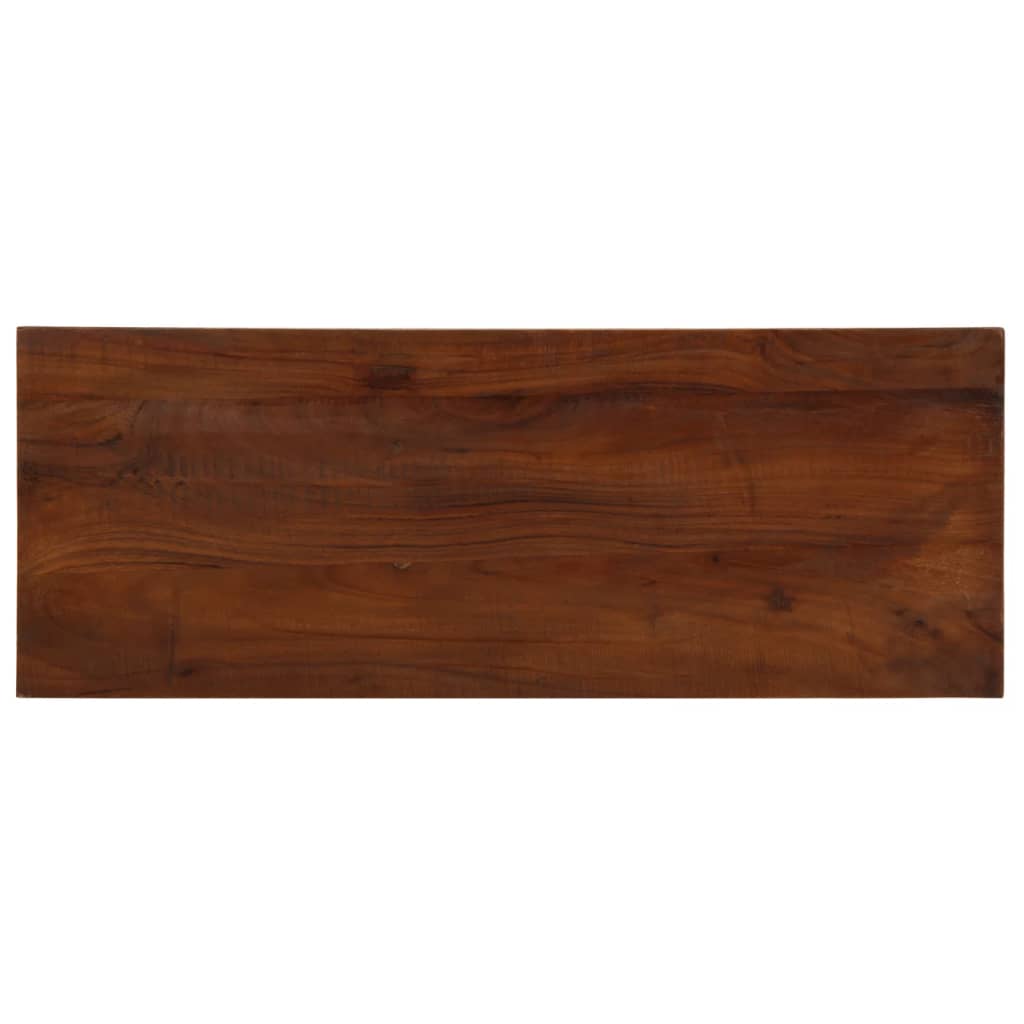 Vidaxl tafelblad rechthoekig 80x30x3,8 cm massief gerecycled hout