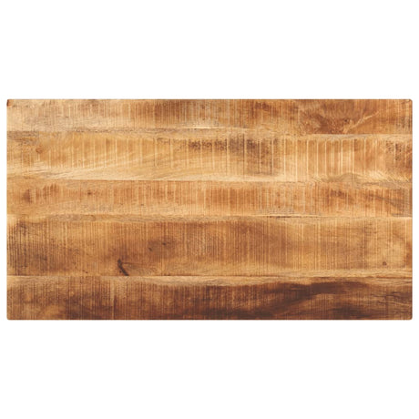 Vidaxl tafelblad rechthoekig 100x60x1,5 cm massief ruw mangohout