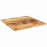 Vidaxl tafelblad vierkant 80x80x2,5 cm massief ruw mangohout