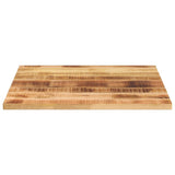 Vidaxl tafelblad vierkant 80x80x2,5 cm massief ruw mangohout
