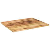 Vidaxl tafelblad rechthoekig 90x80x2,5 cm massief ruw mangohout