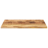 Vidaxl tafelblad rechthoekig 90x80x2,5 cm massief ruw mangohout
