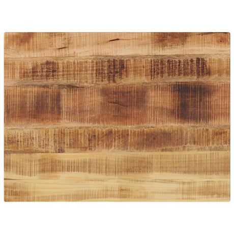 Vidaxl tafelblad rechthoekig 90x50x3,8 cm massief ruw mangohout