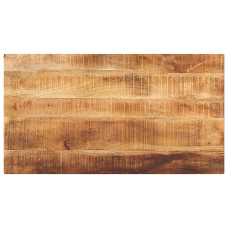 Vidaxl tafelblad rechthoekig 100x50x3,8 cm massief ruw mangohout
