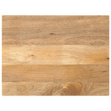 Vidaxl tafelblad rechthoekig 70x60x2,5 cm massief mangohout