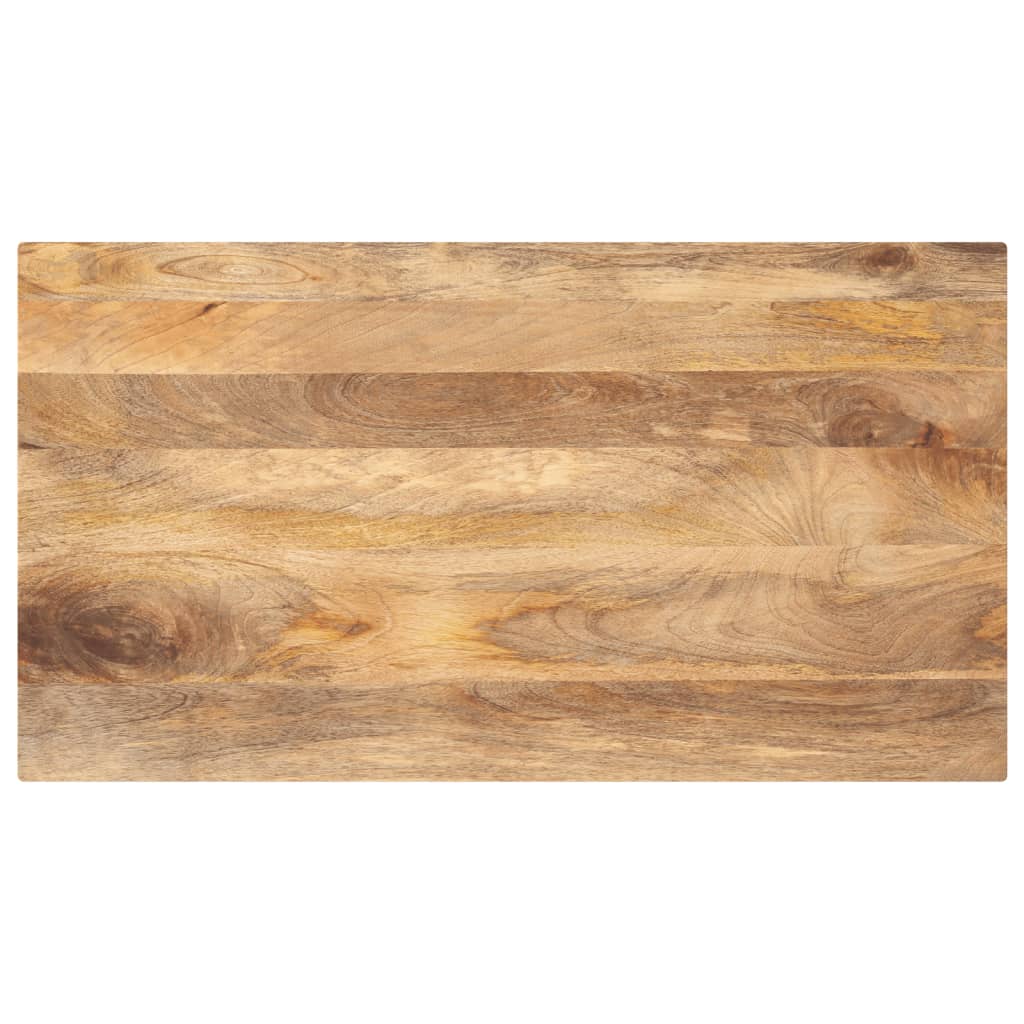 Vidaxl tafelblad rechthoekig 100x70x2,5 cm massief mangohout