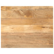 Vidaxl tafelblad rechthoekig 90x80x2,5 cm massief mangohout