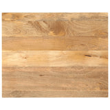 Vidaxl tafelblad rechthoekig 100x80x2,5 cm massief mangohout