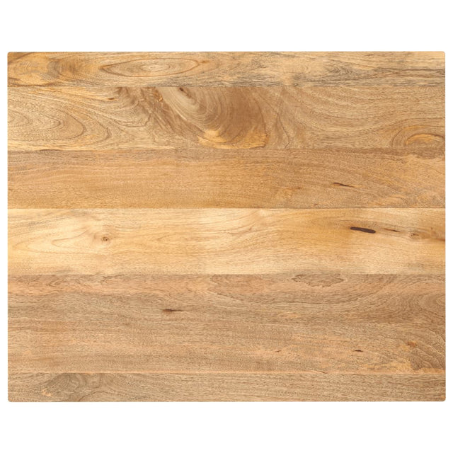 Vidaxl tafelblad rechthoekig 100x80x2,5 cm massief mangohout