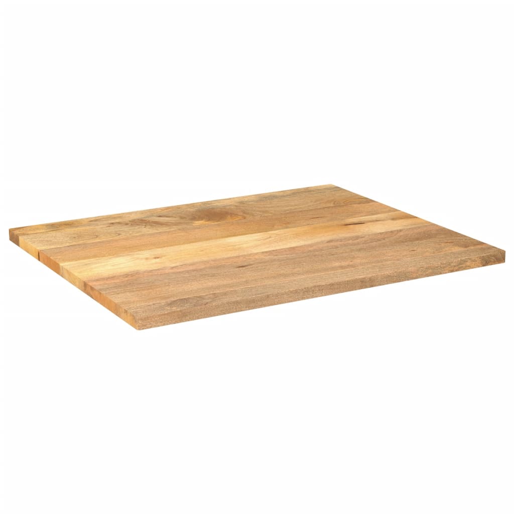 Vidaxl tafelblad rechthoekig 100x80x2,5 cm massief mangohout